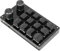Sonew Einhändig Programmierbare Tastatur, Programmierbare Multifunktionstastatur mit 12 Tasten für Spiele, Musik, Medien, Industrielle Steuerung (Schwarz)