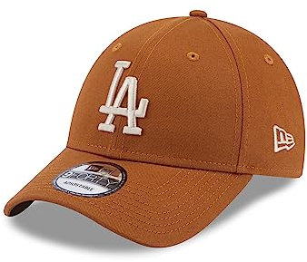 New Era Los Angeles Dodgers MLB League Essential Brown 9Forty Adjustable Cap - One-Size