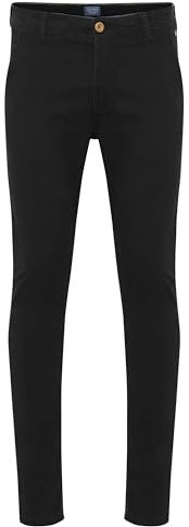 BLEND BHNATAN Herren Chino Stoffhose mit Stretch, Größe:W30/30, Farbe:Black (70155)