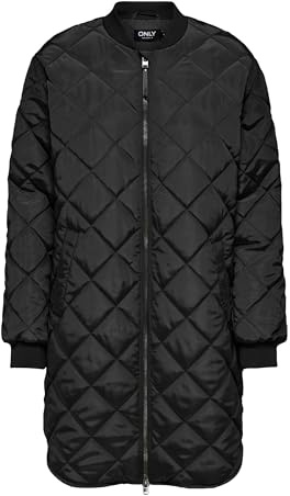 ONLY Damen Onljessica Quilted Zip Coat CC Otw Mantel (1er Pack)