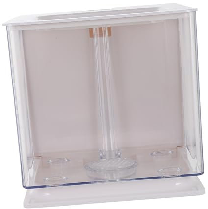 PRETYZOOM Kleiner Selbstreinigender Aquarienbehälter Transparenter Acryl-fischtank Für Aufzucht Und Haltung Von Fischen Garnelen Schildkröten Und Krebsen Platzsparend Und Elegant Mit