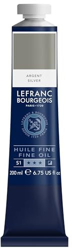 Lefranc Bourgeois Huile Fine Tube 200ml Argent