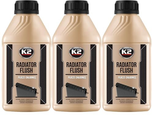 K2 Limpiador de Radiador Pack de 3 - Limpia de Circuito de Refrigeración - Eliminador el óxido y Las Incrustaciones Radiator Flush - 400 ml