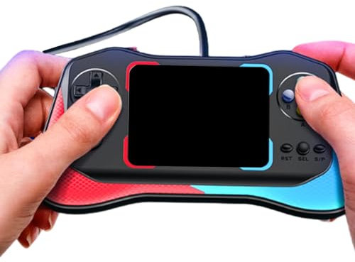 Vllold Console per giochi retrò, macchina da gioco tascabile ad alta definizione da 8,9 cm, macchina da gioco retrò, console di gioco portatile, bomboniere per bambini e adulti