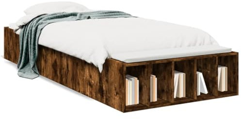 Kangmusi 3280612 - Struttura per letto in legno, 90 x 200 cm, colore: Marrone