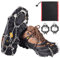 Spikes für Schuhe Winter – Steigeisen für Wanderschuhe, 10 Spikes, Schuhspikes, 36-45, Anti Rutsch, rutschfest auf Schnee, für Schneestiefel & Wanderschuhe Herren, Hiking Walking Winter, Damen