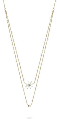 JETTE Damen-Kette 925er Silber, recycelt Zirkonia One Size, Gelbgold 32028343