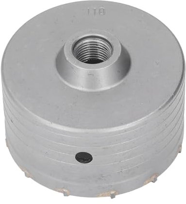 Sierra de corona de 110 mm con martillo eléctrico, broca de carburo cementado for trabajos en hormigón y ladrillo, fácil de usar, amplia aplicación, buena estabilidad