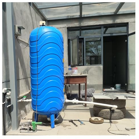 Vaso de expansión Tanque de agua autopresurizado para jardín Con válvula de purga de aire y kit de instalación Independiente Contenedores de almacenamiento de agua 60, 50, 40, 36, 30 y 20 galones Coci
