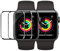 Bodyguard Verre Trempé pour Apple Watch Series 7/8/9(45mm), Couverture Complète 3D Protection écran, Anti Rayures, anti-bulles, Tactile sensible, Ultra HD Apple Watch 45mm Vitre Protection (2 Pack)
