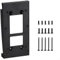 Zeroupshop Doorbell Mounting Bracket Wall Mount Adapter for Ring Video Doorbell 2 3 Plus 4 Standard Siding Installation Black