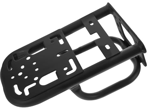 CALLARON Adjustable Rear Cargo Rack for Electric Bicycle Steel Backseat Storage Shelf for Adult Bikes with Large Capacity Universal Bike Rack Compatible with Electric