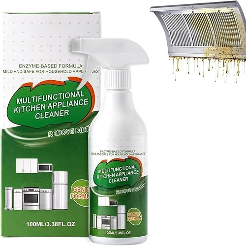 Vielseitiger Enzym-Schaumreiniger, leistungsstarkes Allzweck-Reinigungsspray für Küchengeräte, für den Haushalt, Backofen, Herd, Dunstabzugshaube,1pc