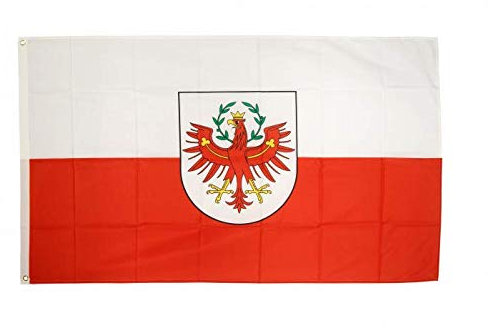 Flaggenfritze Fahne/Flagge Österreich Tirol 90 x 150 cm + gratis Sticker