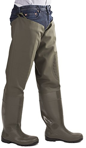 Amblers Safety Forth Thigh Safety Waders (Green)