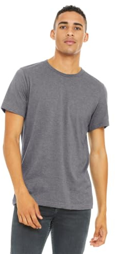 Bella + Canvas. Heather Storm. XL. 3001. 00884913634190