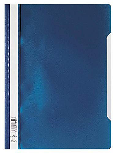 Durable Sichthefter (A4 Standard, PP) 25er Packung dunkelblau, 252307