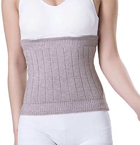 YUPPIE TONE Nierenwärmer Winter Kaschmir Leibwärmer Elastischer Wärmegürtel aus Wolle für Damen und Herren (L, Kamel)
