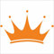 JINTORA - Autoaufkleber Tuning - Auto Aufkleber - Krone - 156x99 mm - Auto Aufkleber - Bus - Fenster - Heckscheibe - Camper - wetterfest - Outdoor Sticker Auto Deko LKW - Tuning Selbstklebend - orange