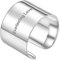 PROSILVER 925er Silber personalisiert Offener Ring für Damen Herren - 15mm breit Name Texte Gravur Band Ring verstellbar hochglanzpoliert Schmuck Accessoire für Geburtstag Valentinstag