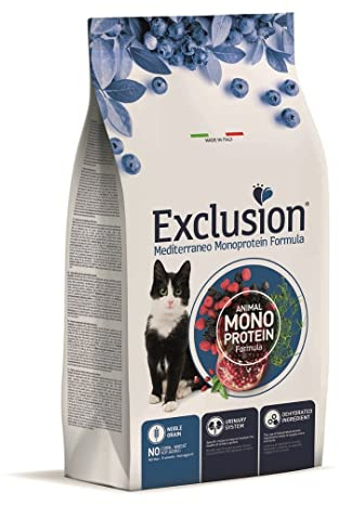 Exclusion Mediterraneo Noble Grain Sterilized Cat Rind 12 KG