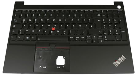 Lenovo 5M10W64625 Original Tastatur inkl. Topcase DE (deutsch) schwarz | mit Backlight und Mouse-Stick für ThinkPad E15 Gen 2