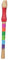 Holzflöte Spielzeug Holz Recorder 4 Colors Pädagogische Blockflöte für Kinder Anfänger Praxis(sieben Farben)