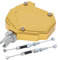 Stunt-Kupplungszughebel， Kupplungskabel Easy Pull System ， Gold Universal Motorrad Stunt Kupplungshebel Easy Pull Kabelsystem Aluminiumlegierung Motorradzubehör Bremssystem