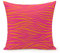 Retro 70er Jahre Rosa und Orange Zebrastreifen Wurfkissenbezüge, 45.7x45.7 cm, gemütlich, ästhetisch, Wurfkissenbezug, Heimdekoration, Wohnzimmer-Kissenbezug, College, trendig, Couch, Sofa