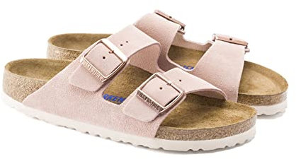 Birkenstock Women's Arizona Sandals, SFB VL Rose, 14-14.5