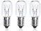 kanta 15W E14 Fridge, Freezer Bulb, Salt Lamp Pygmy Light Bulbs SES Sewing Machine Bulbs Small Edison Screw Warm White 2200K 240V 15W E14 Bulb Screw Pack of 3