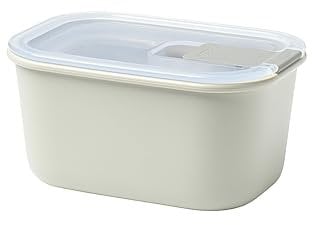 Mepal – Frischhaltedose EasyClip – Schüssel mit Deckel & Klickverschluss – Geeignet für Mikrowelle, Dampfgarer, Kühl- und Gefrierschrank – Luftdicht & auslaufsicher – 450 ml – Nordic white