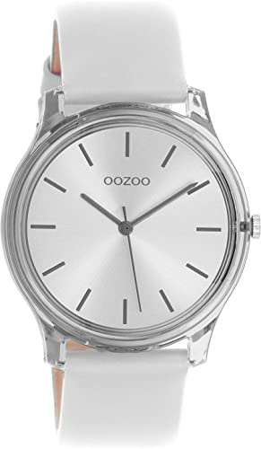 Oozoo Timepieces Damen Uhr| Armbanduhr Damen mit Lederarmband | Hochwertige Uhr für Frauen| Edle Analog Damenuhr in rund