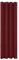 Deconovo Gardinen Wohnzimmer Blickdicht Gardinen mit Ösen für Schlafzimmer Thermogardinen Vorhang Blickdicht, 175x140cm (HöhexBreite), Rot, 1 Stück