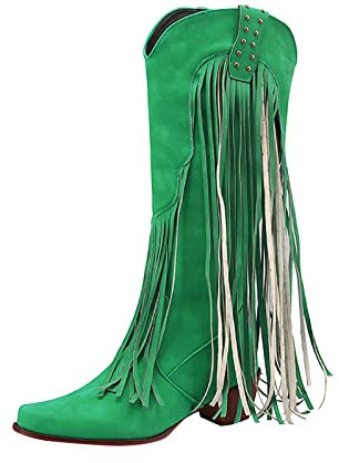 Stivali camperos Donna Bianchi Stivali Donna Stivali Stivali Moto Donna 37 Stivali Moto Stivali Stivaletti alla Caviglia Ciabatte Donna Sughero Sandali Donna Estivi con Tacco Verde #1 37