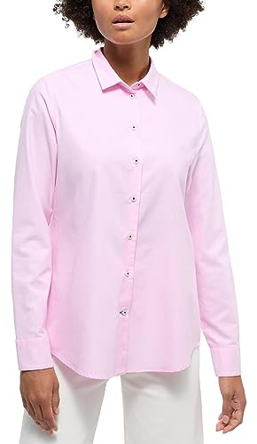 ETERNA Regular Bluse Langarm Hemdkragen Oxford rosa