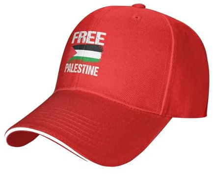 Melbrakin Ich stehe mit Palästina-Hut, freiem Palästina-Hut, Palästina-starkem Hutende, israelischer Besatzungsmütze, Verstellbarer Baseballkappe
