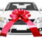 APOMOONS Lazo Grande para Coche Rojo, Lazos de Regalo, Lazo Gigante para Coche Lazo de cumpleaños Lazo Rojo Grande Lazos para Regalos, Lazos navideños para Coches, Lazo de Regalo (30 Inches)