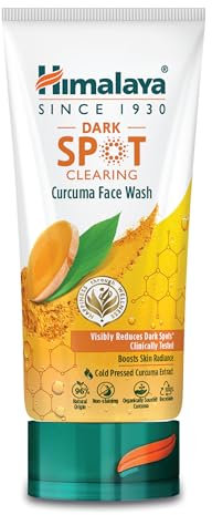 Himalaya Lavaggio viso alla curcuma che schiarisce le macchie scure, aumenta la luminosità della pelle e riduce visibilmente le macchie scure 150ml