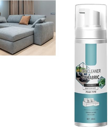 Fabric Sofa Cleaning Foam,Dry Foam Cleaner,Dry Cleaner of Fabric,Dry Cleaning Foam Sprayer,Fabric and Upholstery Cleaner,No Wash Fabric Sofa Cleaner