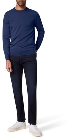 Pierre Cardin Herren Pullover Rundhals Strick RH | Männer Basic Strickpulli | Mordern Fit | Navy Blazer 5064 6323 | 38W - 30L