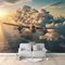 Art Fototapete Flugzeug 350 x 256 cm - Vlies Tapeten Moderne Wand Dekoration für Wohnzimmer, Schlafzimmer Büro und Flur, Design Wandtapete Design