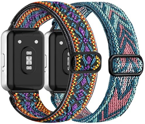Nylon Armband kompatibel mit Samsung Galaxy Fit 3