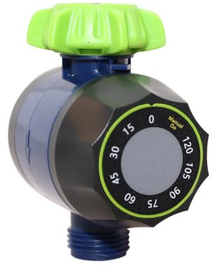 Splanteen Mechanischer Bewässerungs-Timer für Gartenschlauch, wasserdichter Sprinkler-Timer, 1 Ausgang, keine Batterien erforderlich, Outdoor-Gartenbewässerungssteuerung