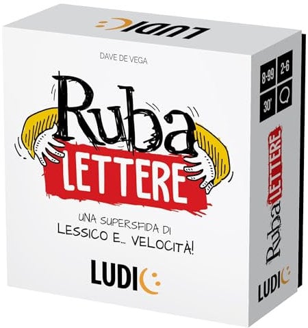 Ludic Volants Un Super défi lexique et… la Vitesse! IT59858 Jeu De Société pour La Famille pour 2-6 Joueurs Made in Italy