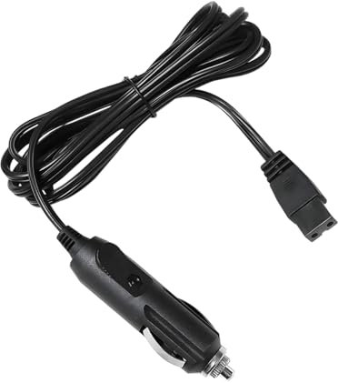 CGEAMDY Cable Encendedor De Cigarrillos, Coche Refrigerador 2 Pines Cables, 12v/24v Enchufe Cable Alimentación Refrigerador De Coche, Cable Extensión Cargador Conector Mechero Para Neveras Viaj