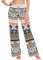 Ksajwzf Damen-Pyjama-Loungehose, ethnische Azteken-Pyjamahose für Damen, Schlaf-, Loungewear-Hose, weites Bein, Mandala, Indianer, multi, 42