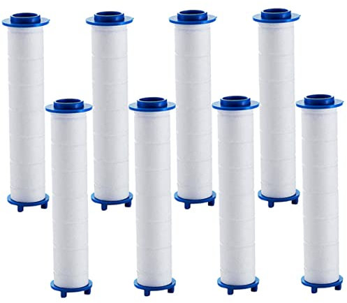 Angoily 8pezzi Filtro Per Doccia Sostituibile in Cotone Pp Filtri Ricambio Per Soffione Doccia e Irrigatore Forniture Per