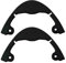 XINBAIJI Snowboard-Schutzstreifen, Skateboard-Deck-Schutz Skateboard Nose Guard and Tail Edge Protector Skateboard Deck Cover, Snowboard Kantenschutz Für Sport Skateboards (21.5cm,Schwarz)
