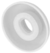 3 coppie di auricolari punte di ricambio compatibile per OPPO Enco Air 2i/Air 3i per OPPO Air3 Pro/Air4 Pro/Free3, silicone orecchio punte auricolari cuffie Buds Cups (S/M/L) (Bianco latte)